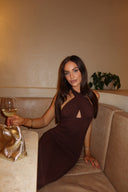 Mila Maxi Dress | Espresso