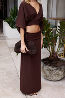 Delilah Maxi Skirt | Espresso