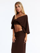 Delilah Maxi Skirt | Espresso