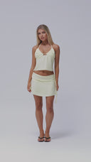 Lola Mini Skirt | Limoncello